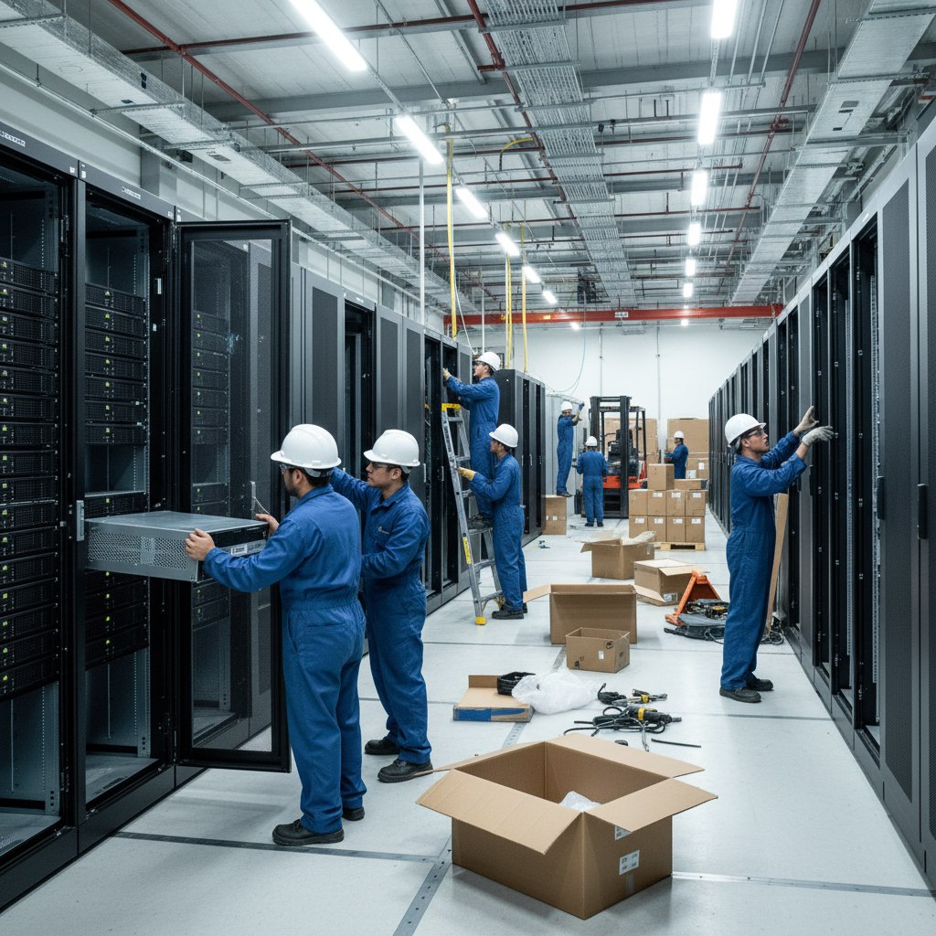 Монтаж серверов